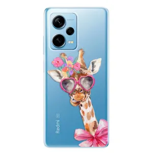 Odolné silikonové pouzdro iSaprio - Lady Giraffe - Xiaomi Redmi Note 12 Pro 5G / Poco X5 Pro 5G