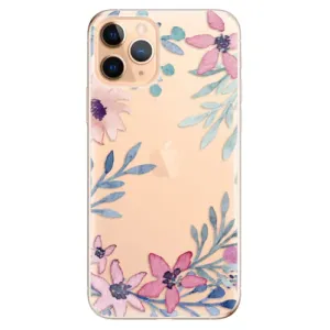 Odolné silikonové pouzdro iSaprio - Leaves and Flowers - iPhone 11 Pro
