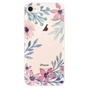 Odolné silikonové pouzdro iSaprio - Leaves and Flowers - iPhone 8