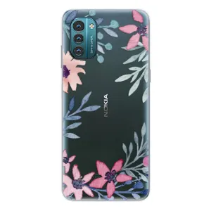 Odolné silikonové pouzdro iSaprio - Leaves and Flowers - Nokia G11 / G21