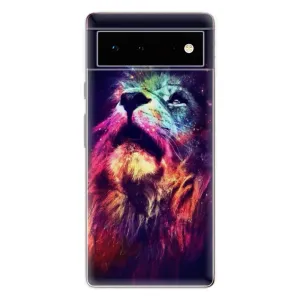 Odolné silikonové pouzdro iSaprio - Lion in Colors - Google Pixel 6 5G