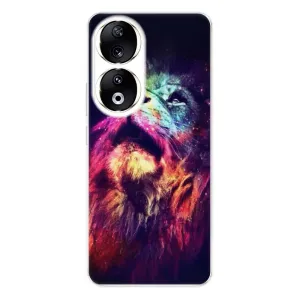 Odolné silikonové pouzdro iSaprio - Lion in Colors - Honor 90 5G