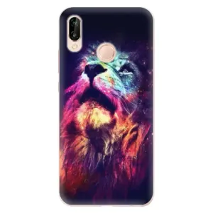 Odolné silikonové pouzdro iSaprio - Lion in Colors - Huawei P20 Lite