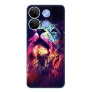 Odolné silikonové pouzdro iSaprio - Lion in Colors - Infinix Smart 7