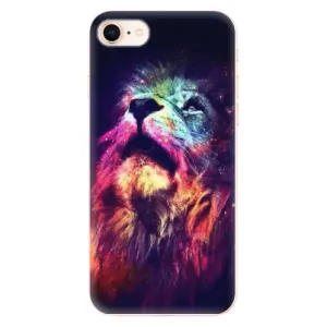 Odolné silikonové pouzdro iSaprio - Lion in Colors - iPhone 8