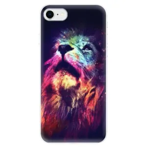 Odolné silikonové pouzdro iSaprio - Lion in Colors - iPhone SE 2020