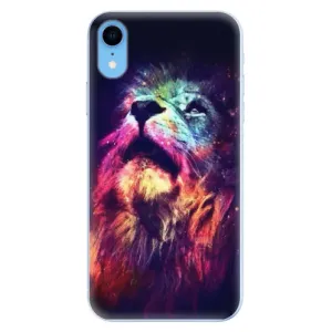 Odolné silikonové pouzdro iSaprio - Lion in Colors - iPhone XR