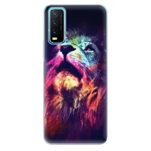 Odolné silikonové pouzdro iSaprio - Lion in Colors - Vivo Y20s