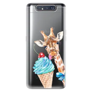 Odolné silikonové pouzdro iSaprio - Love Ice-Cream - Samsung Galaxy A80