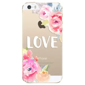 Odolné silikonové pouzdro iSaprio - Love - iPhone 5/5S/SE