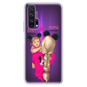 Odolné silikonové pouzdro iSaprio - Mama Mouse Blond and Girl - Honor 20 Pro