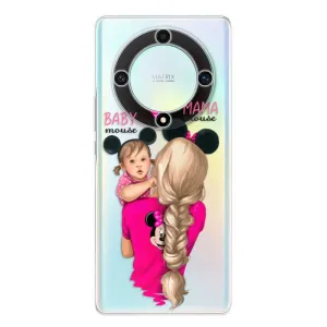 Odolné silikonové pouzdro iSaprio - Mama Mouse Blond and Girl - Honor Magic5 Lite 5G