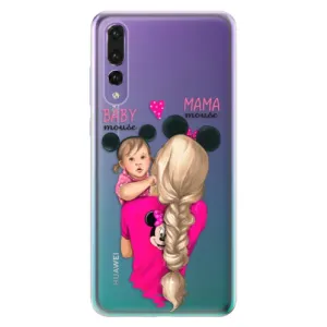 Odolné silikonové pouzdro iSaprio - Mama Mouse Blond and Girl - Huawei P20 Pro