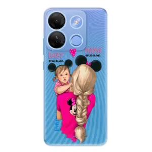 Odolné silikonové pouzdro iSaprio - Mama Mouse Blond and Girl - Infinix Smart 7