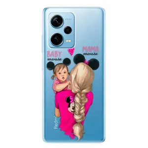 Odolné silikonové pouzdro iSaprio - Mama Mouse Blond and Girl - Xiaomi Redmi Note 12 Pro 5G / Poco X5 Pro 5G