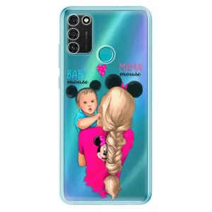 Odolné silikonové pouzdro iSaprio - Mama Mouse Blonde and Boy - Honor 9A