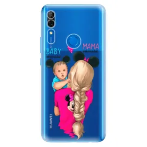 Odolné silikonové pouzdro iSaprio - Mama Mouse Blonde and Boy - Huawei P Smart Z