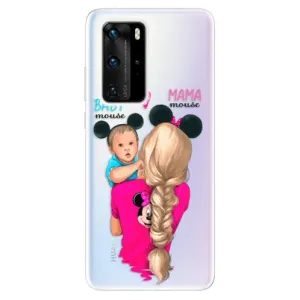 Odolné silikonové pouzdro iSaprio - Mama Mouse Blonde and Boy - Huawei P40 Pro