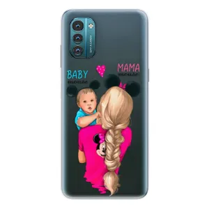 Odolné silikonové pouzdro iSaprio - Mama Mouse Blonde and Boy - Nokia G11 / G21