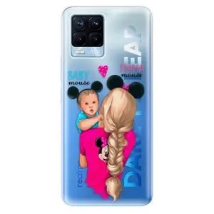 Odolné silikonové pouzdro iSaprio - Mama Mouse Blonde and Boy - Realme 8 / 8 Pro