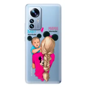 Odolné silikonové pouzdro iSaprio - Mama Mouse Blonde and Boy - Xiaomi 12 Pro