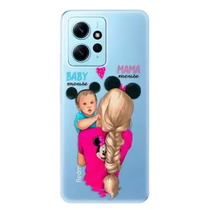 Odolné silikonové pouzdro iSaprio - Mama Mouse Blonde and Boy - Xiaomi Redmi Note 12 5G