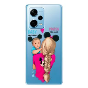 Odolné silikonové pouzdro iSaprio - Mama Mouse Blonde and Boy - Xiaomi Redmi Note 12 Pro+ 5G