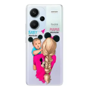 Odolné silikonové pouzdro iSaprio - Mama Mouse Blonde and Boy - Xiaomi Redmi Note 13 Pro+ 5G