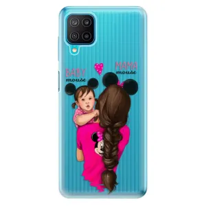 Odolné silikonové pouzdro iSaprio - Mama Mouse Brunette and Girl - Samsung Galaxy M12