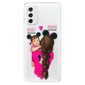 Odolné silikonové pouzdro iSaprio - Mama Mouse Brunette and Girl - Samsung Galaxy M52 5G