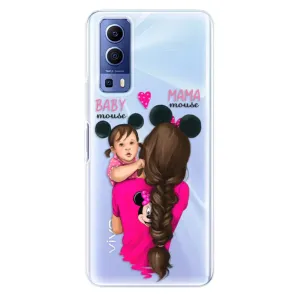 Odolné silikonové pouzdro iSaprio - Mama Mouse Brunette and Girl - Vivo Y52 5G