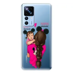 Odolné silikonové pouzdro iSaprio - Mama Mouse Brunette and Girl - Xiaomi 12T / 12T Pro