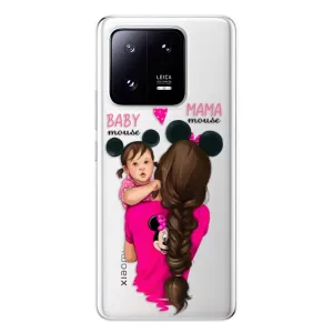 Odolné silikonové pouzdro iSaprio - Mama Mouse Brunette and Girl - Xiaomi 13 Pro