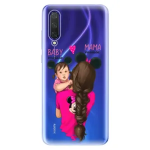 Odolné silikonové pouzdro iSaprio - Mama Mouse Brunette and Girl - Xiaomi Mi 9 Lite