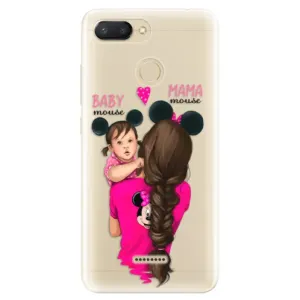Odolné silikonové pouzdro iSaprio - Mama Mouse Brunette and Girl - Xiaomi Redmi 6
