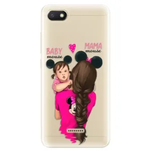 Odolné silikonové pouzdro iSaprio - Mama Mouse Brunette and Girl - Xiaomi Redmi 6A