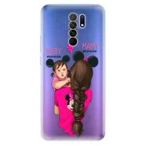 Odolné silikonové pouzdro iSaprio - Mama Mouse Brunette and Girl - Xiaomi Redmi 9