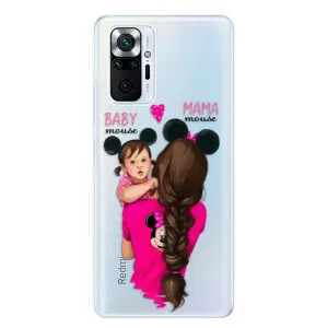 Odolné silikonové pouzdro iSaprio - Mama Mouse Brunette and Girl - Xiaomi Redmi Note 10 Pro