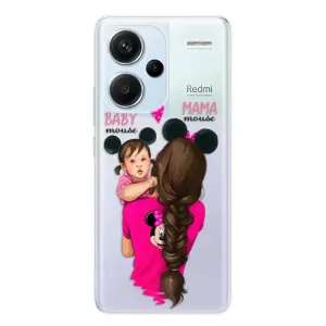 Odolné silikonové pouzdro iSaprio - Mama Mouse Brunette and Girl - Xiaomi Redmi Note 13 Pro+ 5G