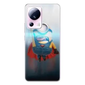 Odolné silikonové pouzdro iSaprio - Mimons Superman 02 - Xiaomi 13 Lite