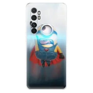 Odolné silikonové pouzdro iSaprio - Mimons Superman 02 - Xiaomi Mi Note 10 Lite