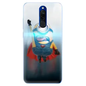 Odolné silikonové pouzdro iSaprio - Mimons Superman 02 - Xiaomi Redmi 8