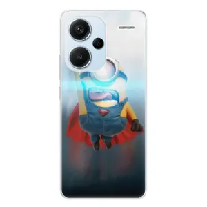 Odolné silikonové pouzdro iSaprio - Mimons Superman 02 - Xiaomi Redmi Note 13 Pro+ 5G