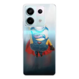 Odolné silikonové pouzdro iSaprio - Mimons Superman 02 - Xiaomi Redmi Note 13 Pro 5G / Poco X6 5G