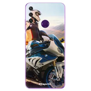 Odolné silikonové pouzdro iSaprio - Motorcycle 10 - Huawei Y6p