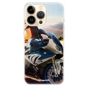 Odolné silikonové pouzdro iSaprio - Motorcycle 10 - iPhone 13 Pro Max