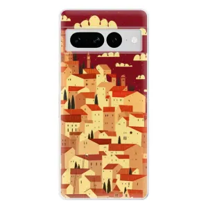 Odolné silikonové pouzdro iSaprio - Mountain City - Google Pixel 7 Pro 5G