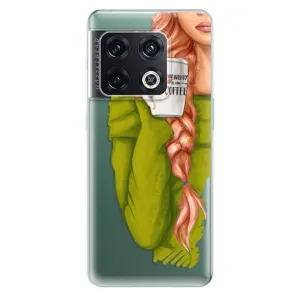 Odolné silikonové pouzdro iSaprio - My Coffe and Redhead Girl - OnePlus 10 Pro