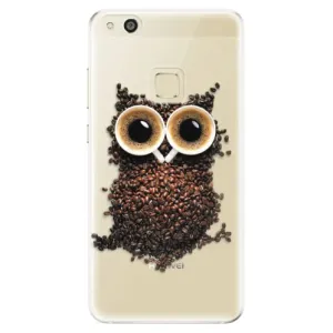 Odolné silikonové pouzdro iSaprio - Owl And Coffee - Huawei P10 Lite