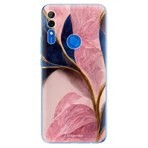 Odolné silikonové pouzdro iSaprio - Pink Blue Leaves - Huawei P Smart Z
